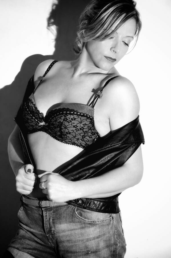 model Silky lingerie modelling photo