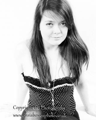 photographer C B Photography pinup modelling photo. shot on 120mm film.