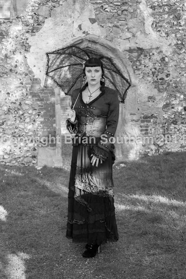 photographer Brian Southam Photography portrait modelling photo with Twisted Willow. Gothic Alternative Model&#65279;