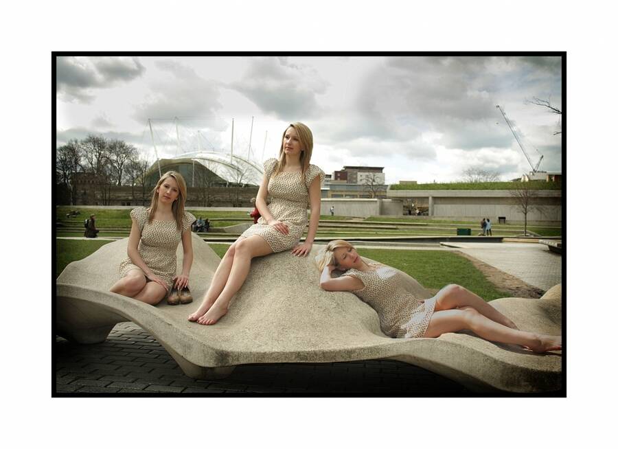 photographer SiWatson lifestyle modelling photo taken at Edinburgh with Fiona Margaret
