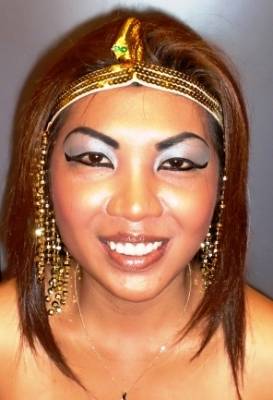 mua GLmake up fashion modelling photo. egyptian make up.