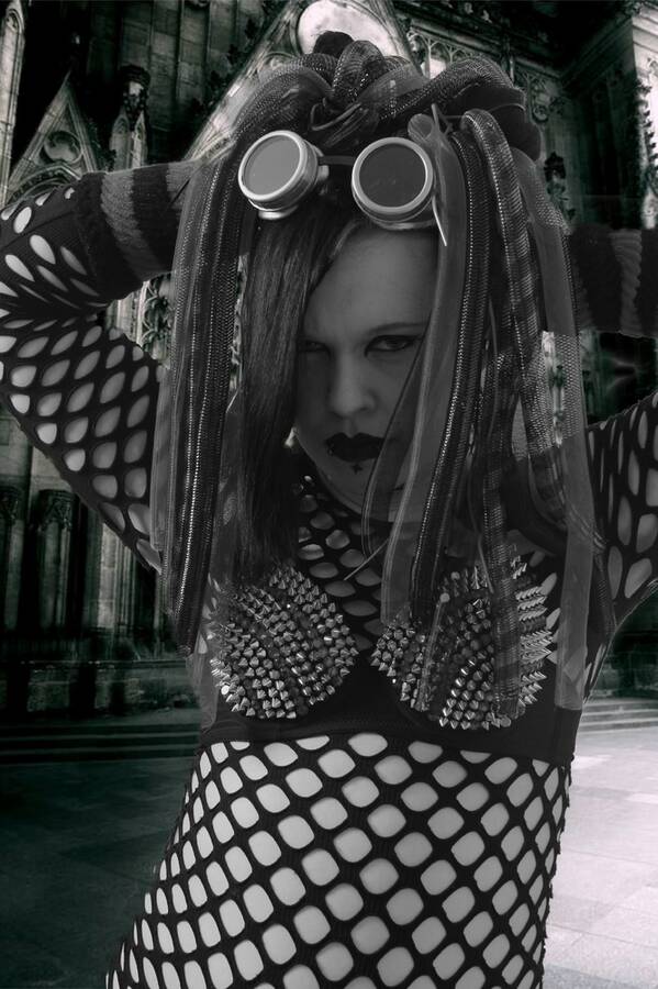 model Devilyn alternativefashion modelling photo taken by @Colin
