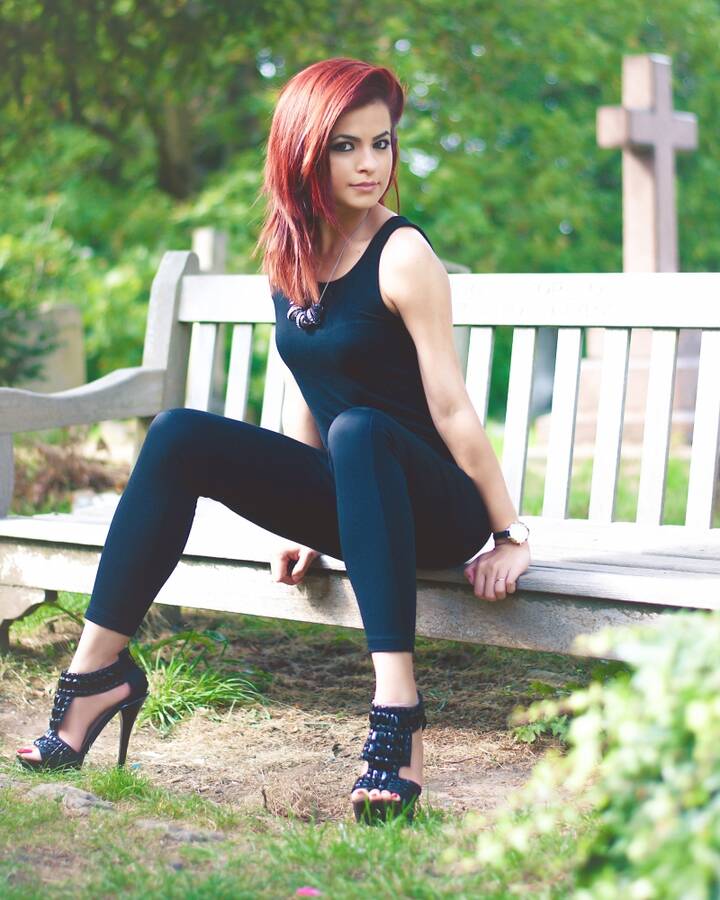 model hiraa  modelling photo taken at Hampstead Cemetry taken by @Raw_and_the_cooked