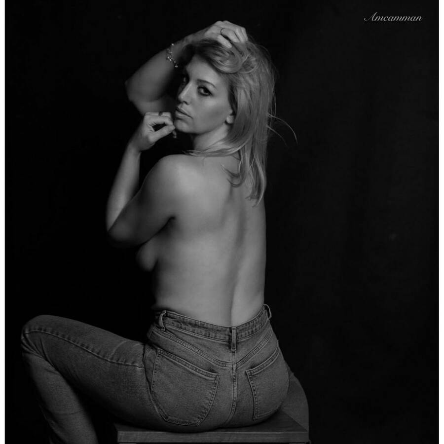 model Lulumay implied nude modelling photo taken at @PetesPlace_Studio_Carlisle taken by @PCD_is_Amcamman