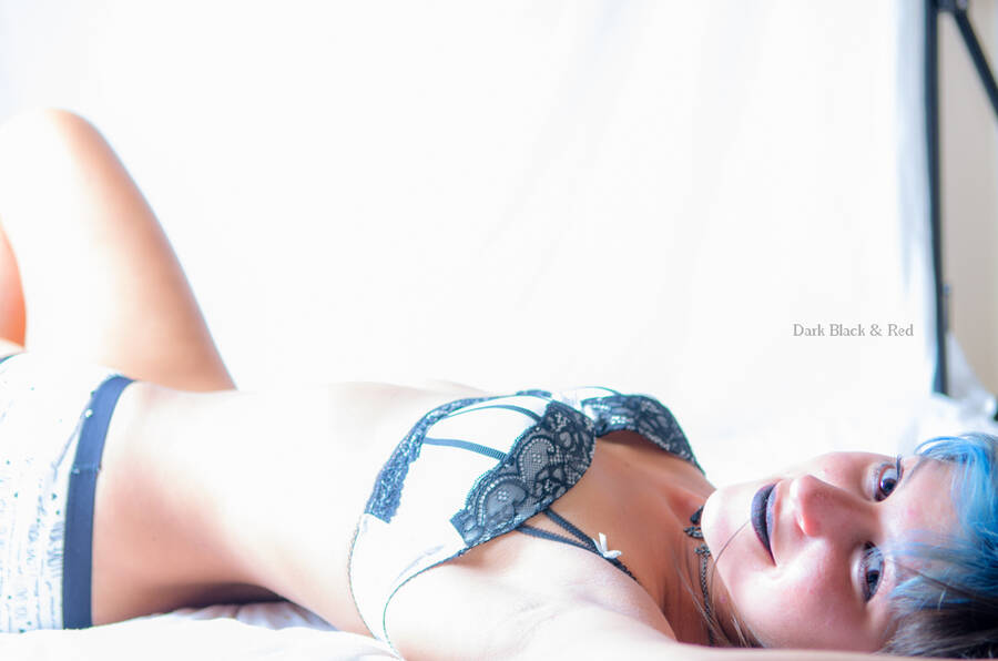 model BlueJaz boudoir modelling photo taken by Dark Black & Red. photographer httpwwwmodelmayhemcomdarkblackandred .