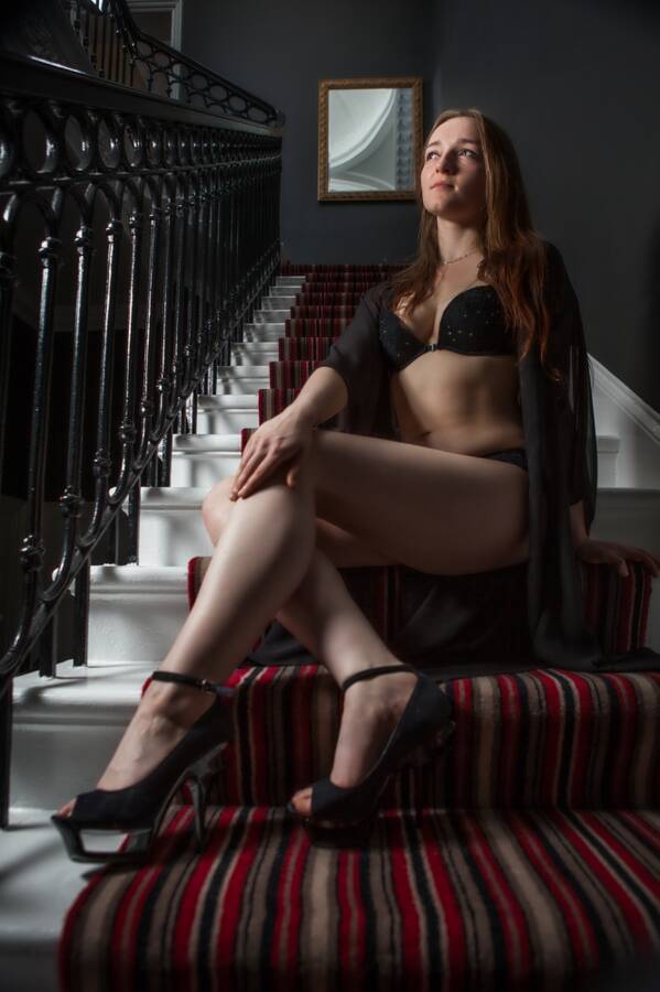 model Captured Kerry lingerie modelling photo taken at Edinburgh taken by Richard Dyson