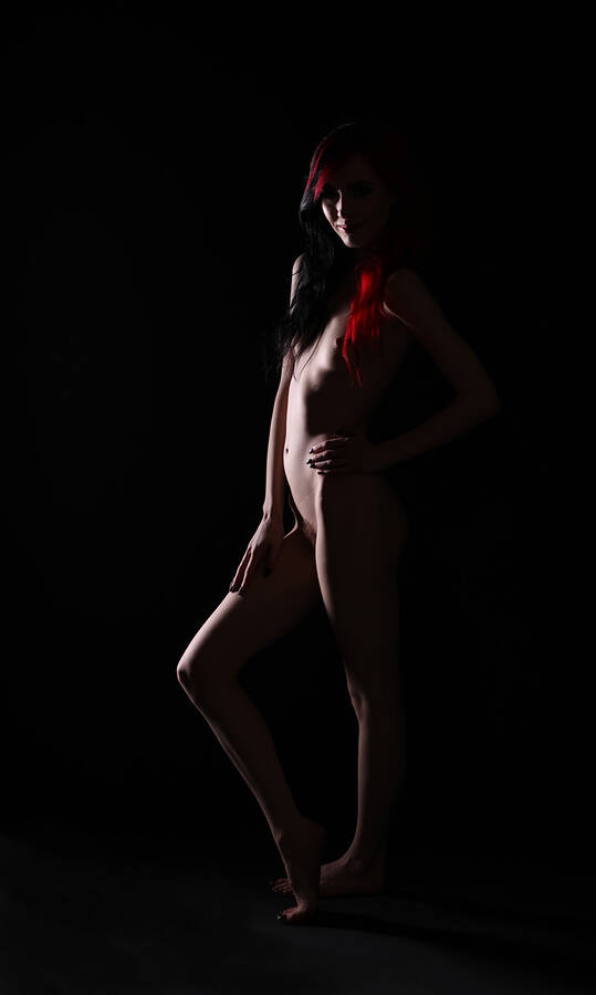 photographer CoeurDuBois nude modelling photo taken at @Y_Stiwdio with @HexedPixie