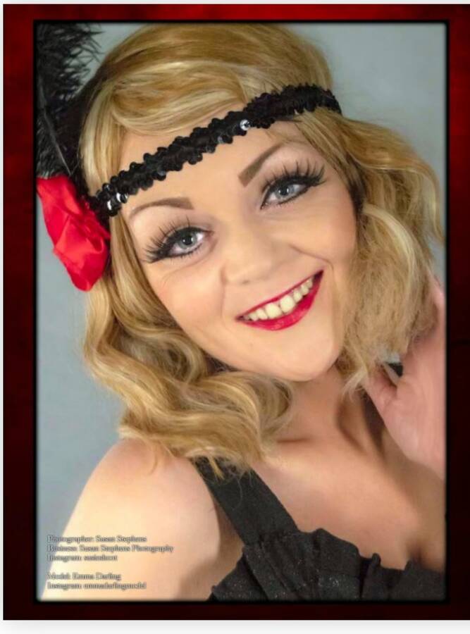 photographer SusanStephens photography editorial modelling photo. photo taken at southport studio and was published in a magazine.
